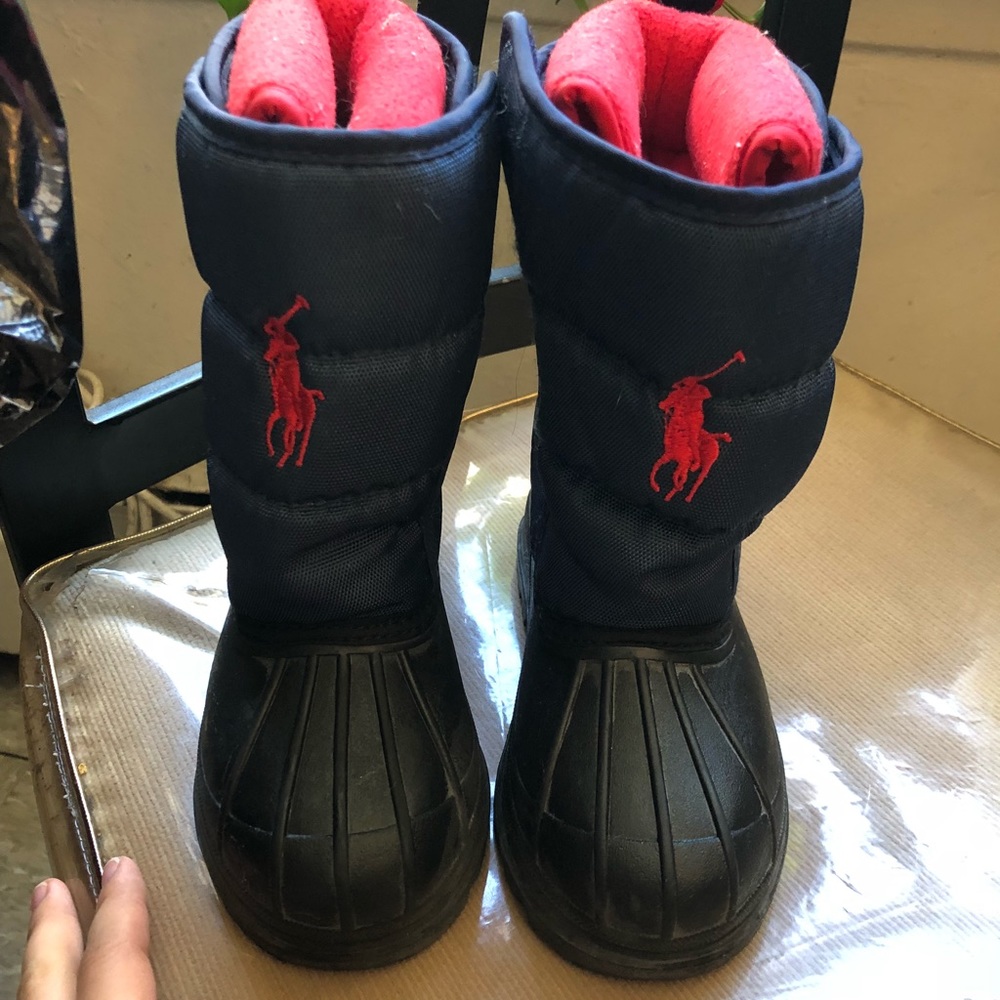 Toddler polo boots
